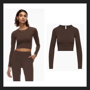 The Group by Babaton Encounter Long sleeve crop top